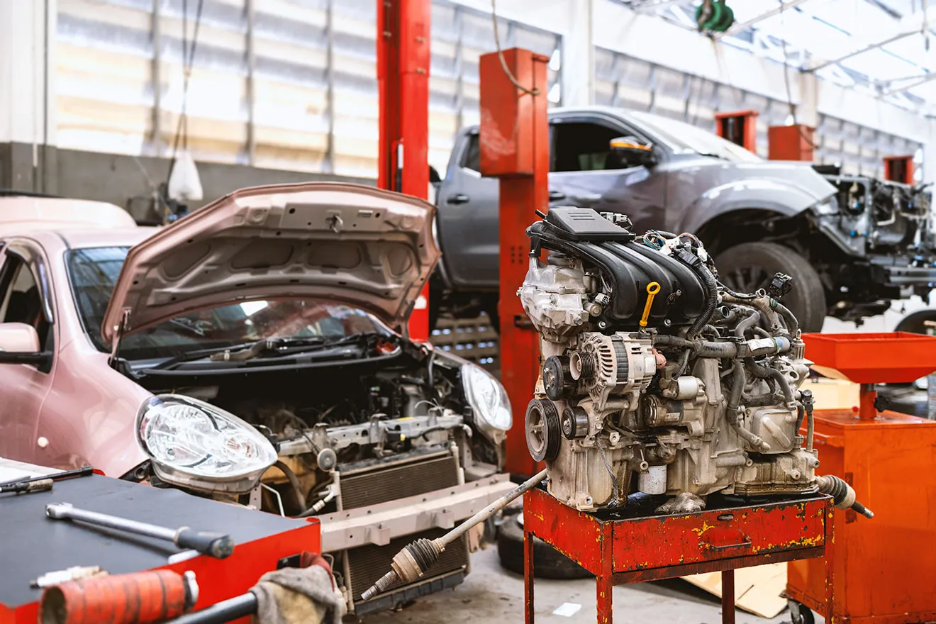 Pièces détachées automobiles algériennes pour l'équipe automobile